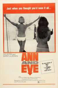 Ann und Eve 02 Filmplakat auf Leinwand
