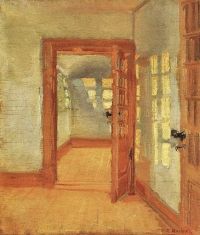 Anna Ancher Interior Br Ndums Annex 1917 canvas print
