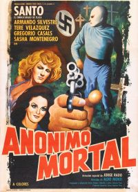 Anonimous Death Message 01 Movie Poster canvas print
