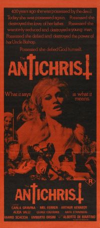 Antichrist 02 Movie Poster canvas print