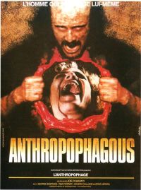 Antropophagus 02 Filmplakat auf Leinwand