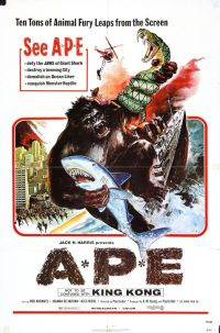 Ape 01 Movie Poster canvas print