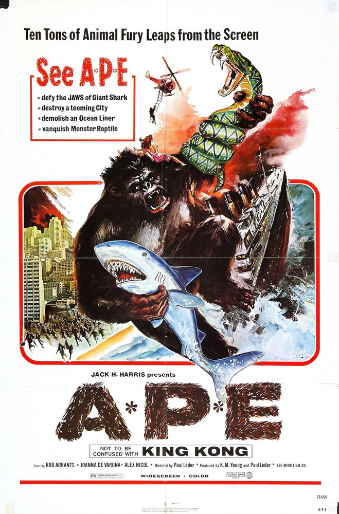 Tableaux sur toile, riproduzione de Ape 01 Movie Poster
