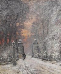 Apol Louis By The Gate In Winter canvas print