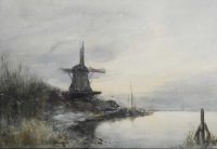 Apol Louis Dutch Winter Scene canvas print