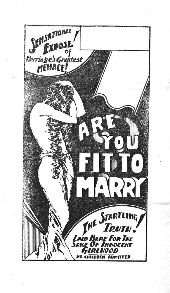 Tableaux sur toile, riproduzione del poster del film Are You Fit To Marry 03