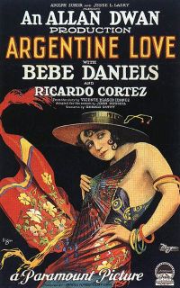 Argentinien Liebe 1924 1a4 Filmplakat Leinwanddruck