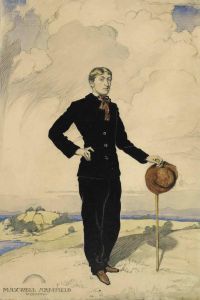 Armfield Maxwell Ashby Self Portrait Full Length In An Extensive Landscape 1906 canvas print