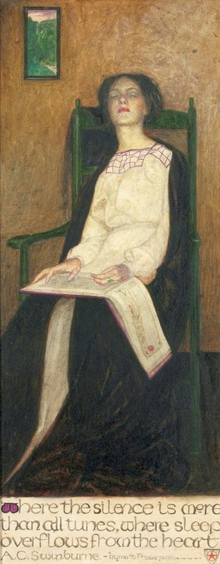 Armfield Maxwell Ashby Where The Silence Is More Than All Tunes Where Sleep Overflows From The Heart 1902 canvas print