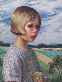 Arnesby Brown John Alfred Country Girl canvas print