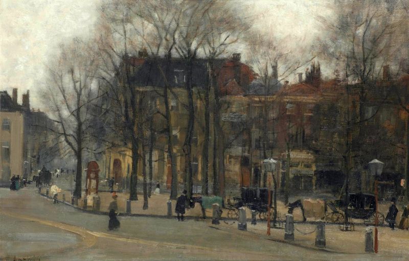 Arntzenius Floris Korte Voorhout And The Lange Vijverberg The Hague canvas print