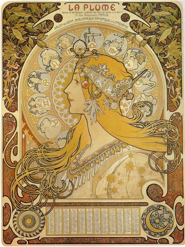 Art Nouveau 23 canvas print