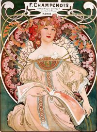 Art Nouveau 30 canvas print