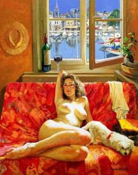 Artur Muharremi Window S Breeze canvas print