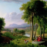 Asher Brown Durand Uitzicht in de buurt van Rutland Vermont 1837