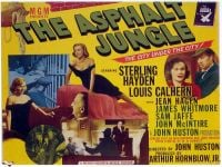 Asphalt Jungle 1950v2 Filmplakat auf Leinwand