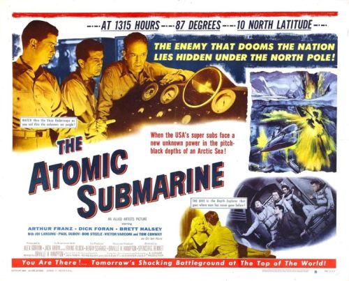 Atomic Submarine 02 Movie Poster canvas print