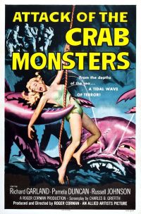 Attack Of Crab Monsters 01 Movie Poster canvas print