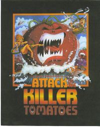 Attack Of The Killer Tomatoes Movie Poster canvas print