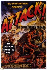Poster del film Attack The Battle For New Britain 1944 stampa su tela