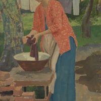 Augustus John Om Washing Day Ca.1915