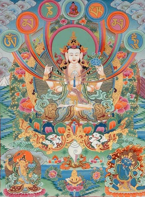 Avalokiteshvara canvas print