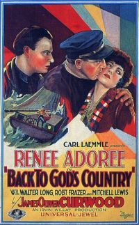 Back To Gods Country 1927 1a3 Movie Poster canvas print