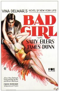 Bad Girl 1932 Movie Poster canvas print