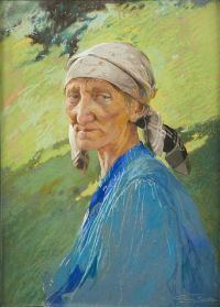 Baes Firmin Female Portrait canvas print