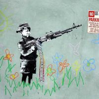 Banksy niño soldado