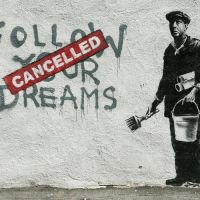 Banksy Volg je dromen