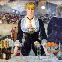 Bar In The Folies-bergere By Manet