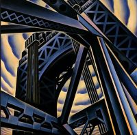 Bascove Triborough Bridge canvas print