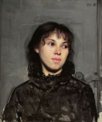 Bashkirtseff Marie Porträt einer Frau 1882 Leinwanddruck