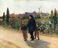 Bastien Lepage Jules All Souls Day Ca. 1882 canvas print