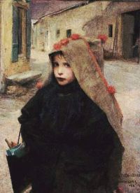 Bastien Lepage Jules Going To School 1882 canvas print