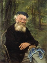 Bastien Lepage Jules Portrait Of My Grandfather 1874 canvas print