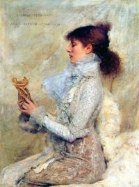 바스티앙 르파주 쥘 사라 베른하르트의 초상화 1879