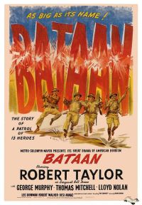 Bataan 1943 Movie Poster canvas print