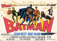 Poster del film Batman 1966 stampa su tela