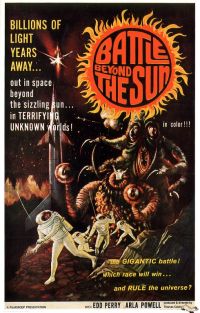 Stampa su tela Battle Beyond The Sun 1962 Movie Poster