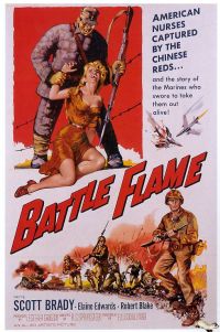 Battle Flame 1959 Movie Poster canvas print