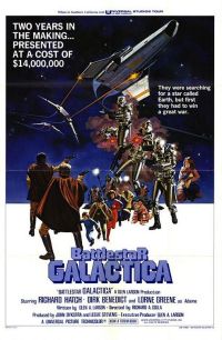 Impresión de la lona del cartel de la película de Battlestar Galactica