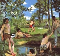 Bazille Frederic Bathers canvas print
