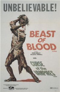 Affiche du film La bête de sang et la malédiction des vampires