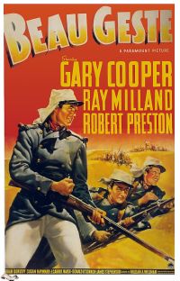 Beau Geste 1939 Movie Poster canvas print