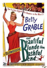 Beautiful Blonde From Bashful Bend 1949 Movie Poster canvas print