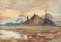Beck Julia French Farmhouse 1885 canvas print