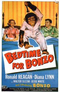 Bedtime For Bonzo 1951 Movie Poster canvas print