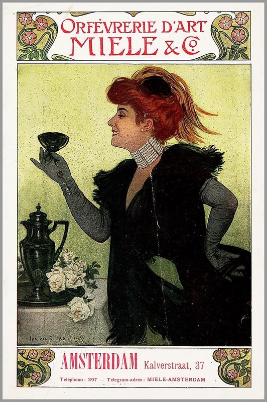 Beers Jan Van Orfevrerie D Art Miele Co 1907 canvas print